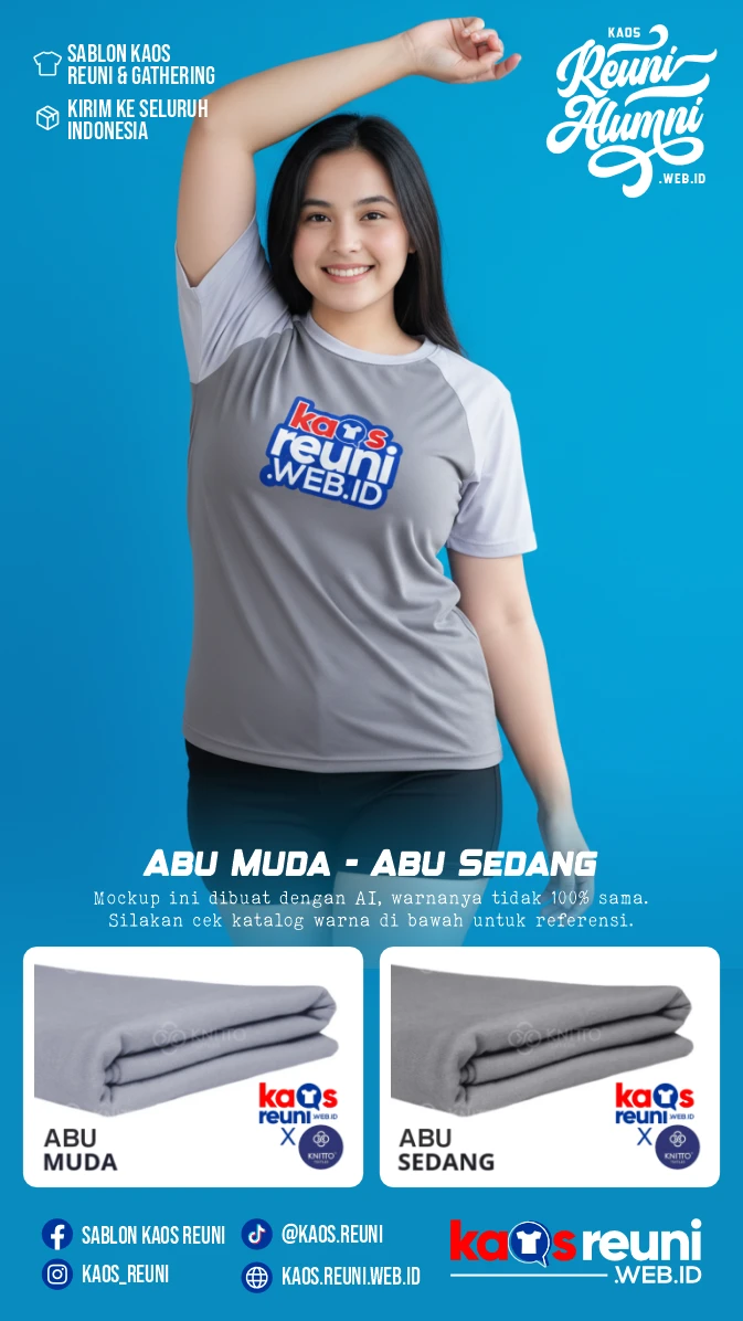 Abu Muda – Abu Sedang | Warna Kain Kaos Reuni Gathering