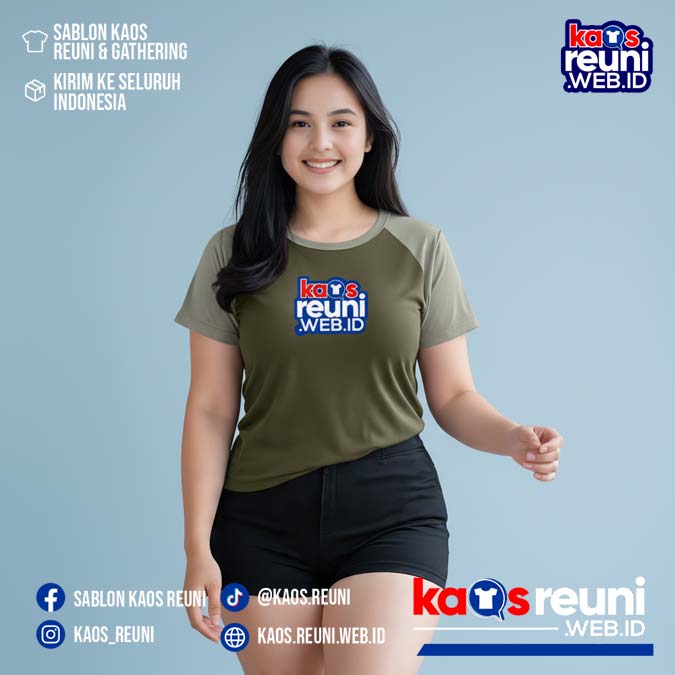 Army Green   Sage Green   Warna Kain Kaos Reuni Gathering (1)
