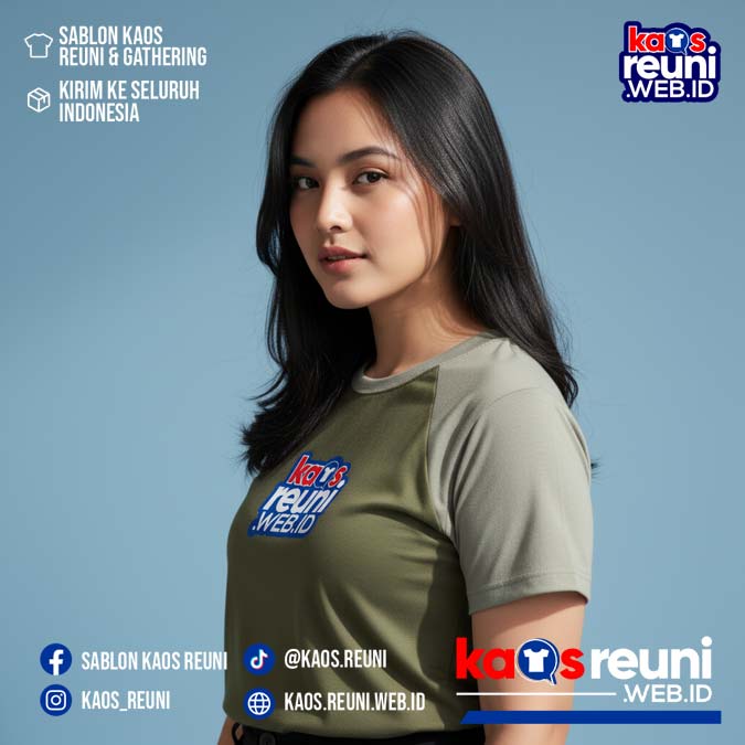 Army Green   Sage Green   Warna Kain Kaos Reuni Gathering (10)