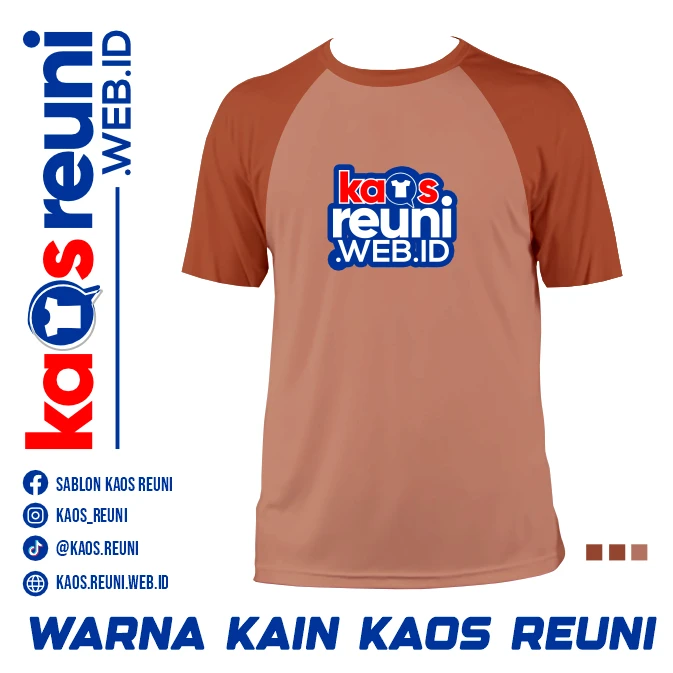 Autumn Orange   Terracotta   Warna Kain Kaos Reuni Gathering (6)