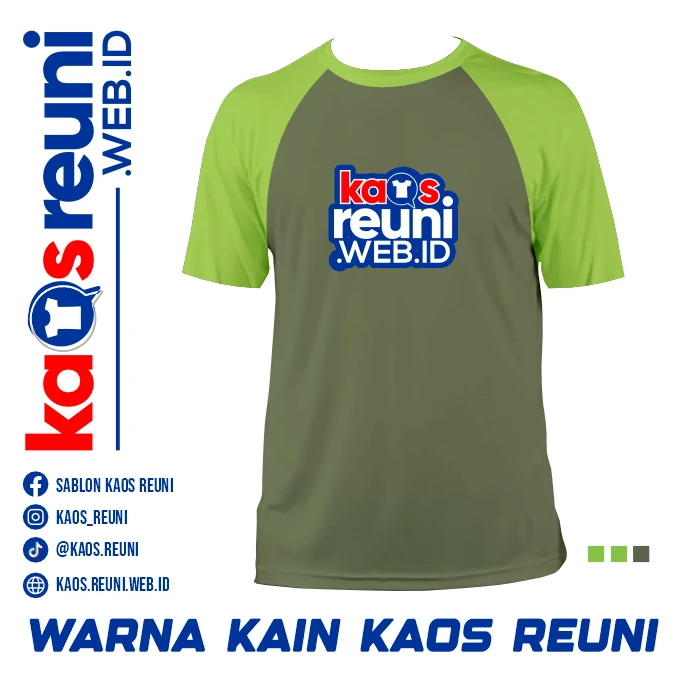 Cactus Green   Hijau Pucuk   Warna Kain Kaos Reuni Gathering (1)