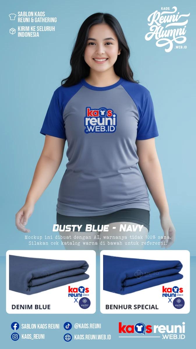 Denim Blue – Benhur Special | Warna Kain Kaos Reuni Gathering