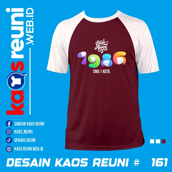 Desain Kaos Reuni 1986 (1)