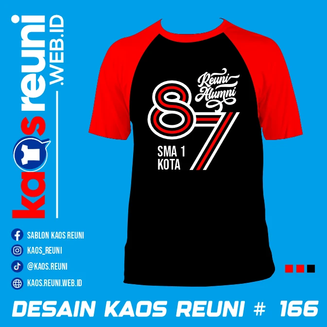 Desain Kaos Reuni 1987 (1)