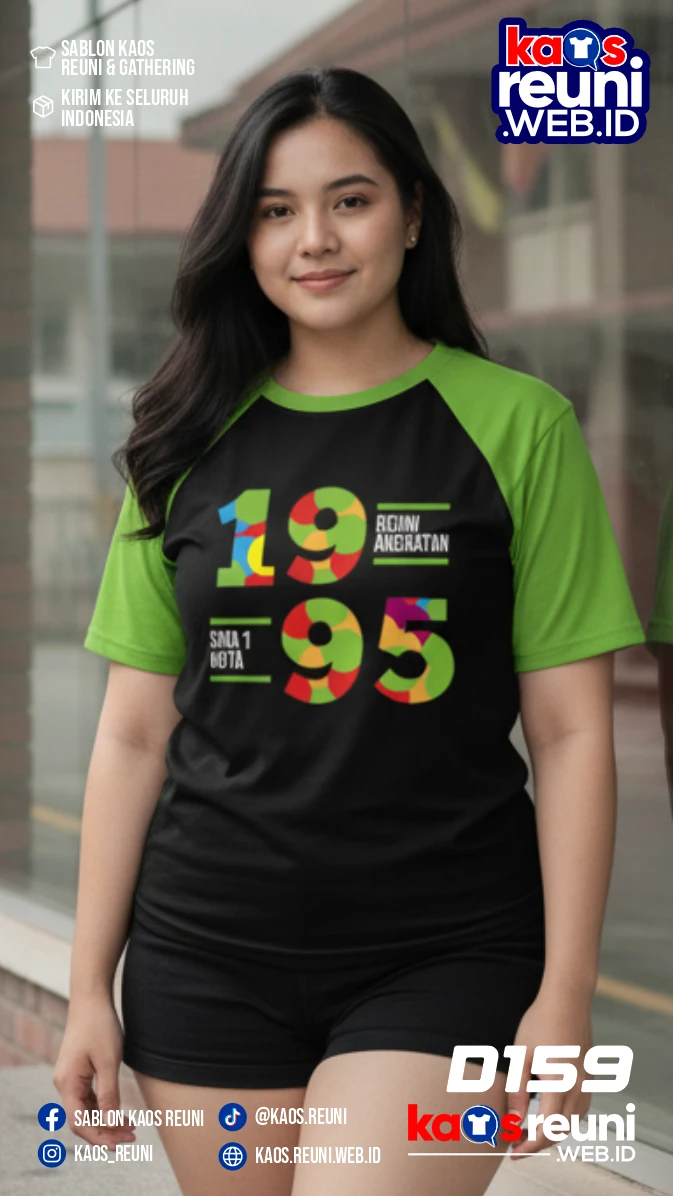 Desain Kaos Reuni 1995 (2)