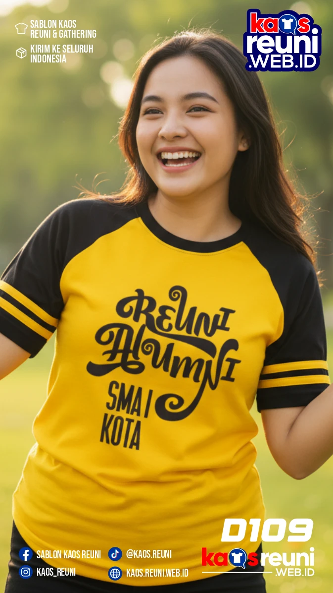 Desain Kaos Reuni Alumni Typography Kuning (4)