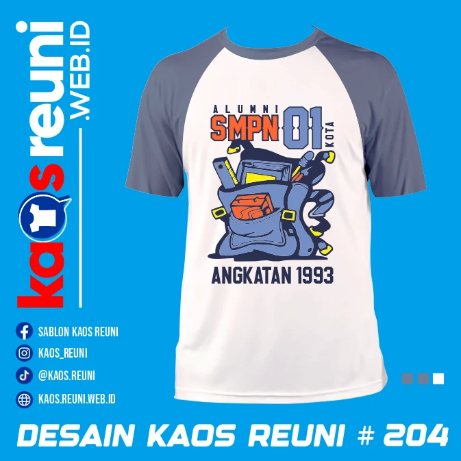 Desain Kaos Reuni Angkatan 1993 (1)