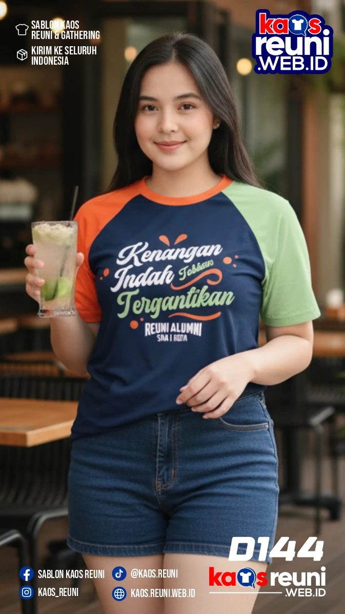 Desain Kaos Reuni Kenangan Indah (2)