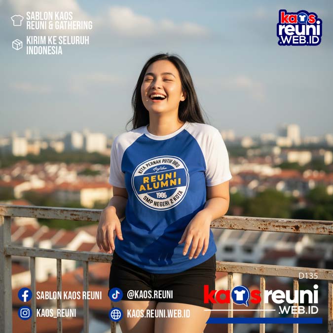 Desain Kaos Reuni Kita Pernah Putih Biru (2)