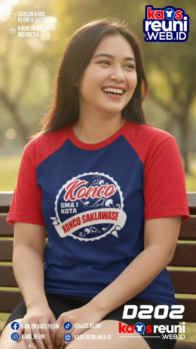 Desain Kaos Reuni Konco Saklawase (2)