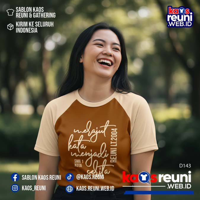 Desain Kaos Reuni Merajut Kata Menjadi Cerita (1)