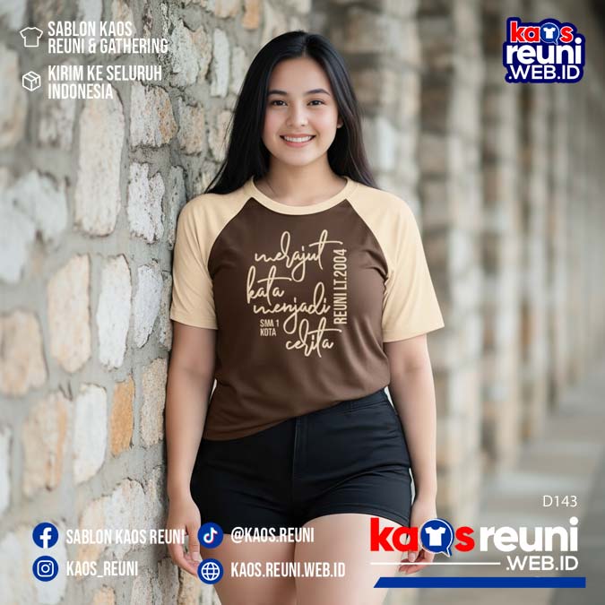 Desain Kaos Reuni Merajut Kata Menjadi Cerita (2)