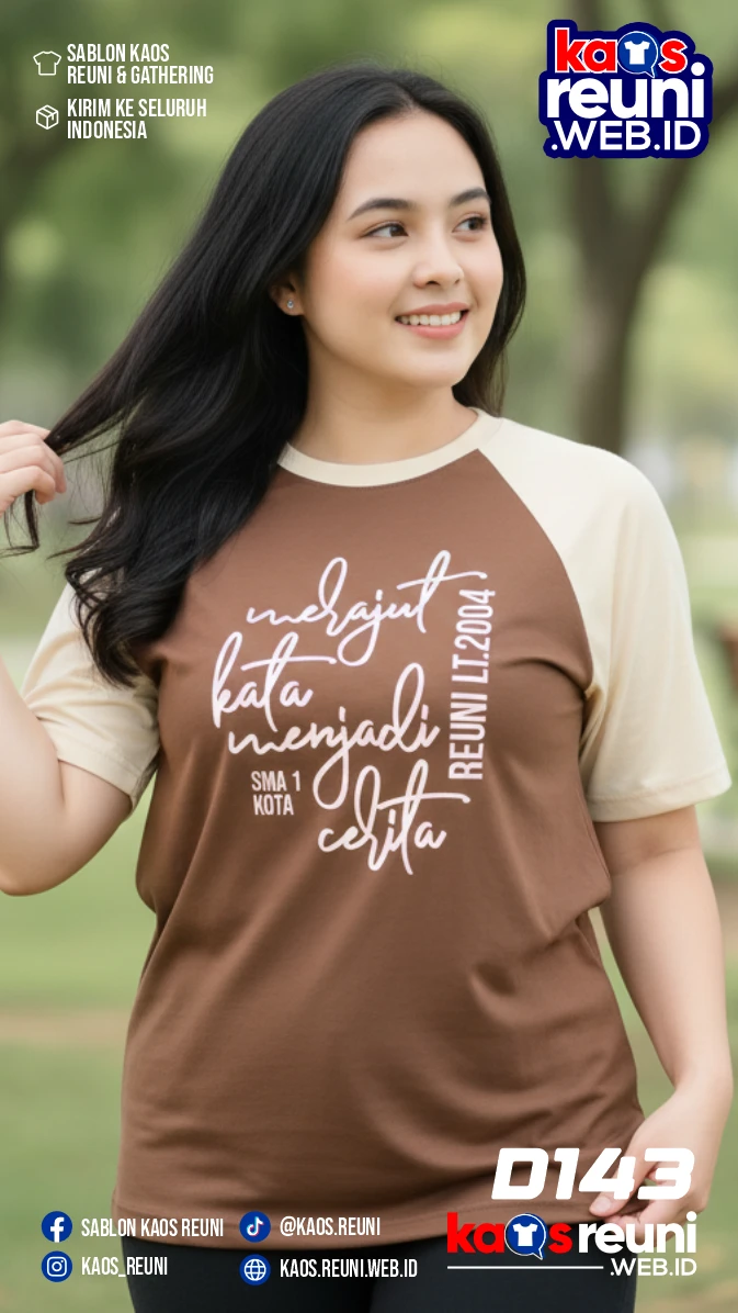 Desain Kaos Reuni Merajut Kata Menjadi Cerita (2)