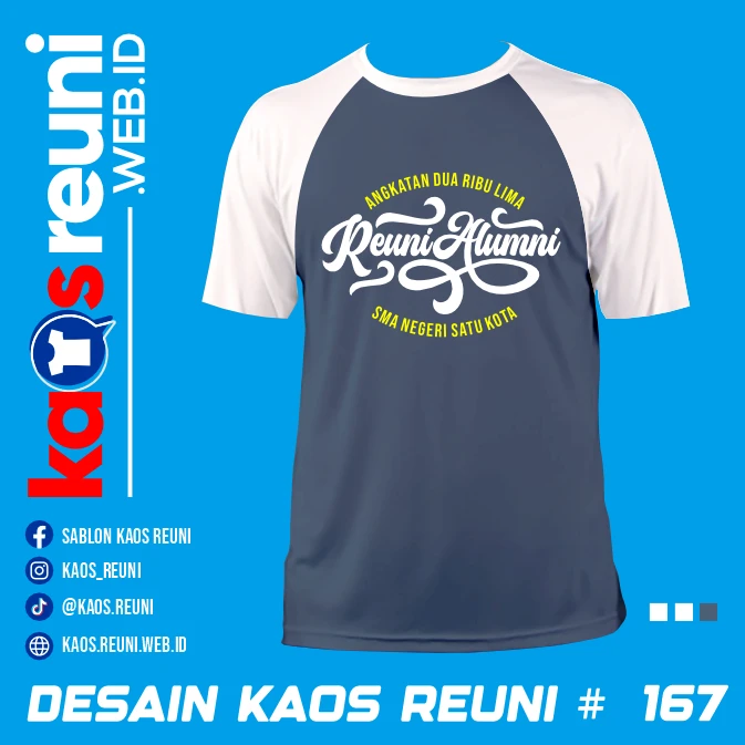 Desain Kaos Reuni Satu Kota (1)