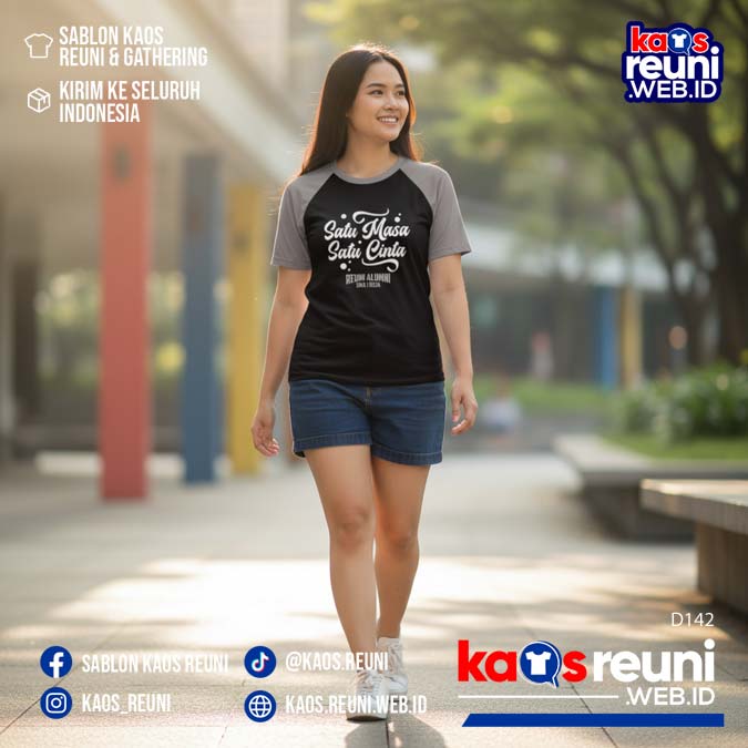 Desain Kaos Reuni Satu Masa Satu Cinta (1)