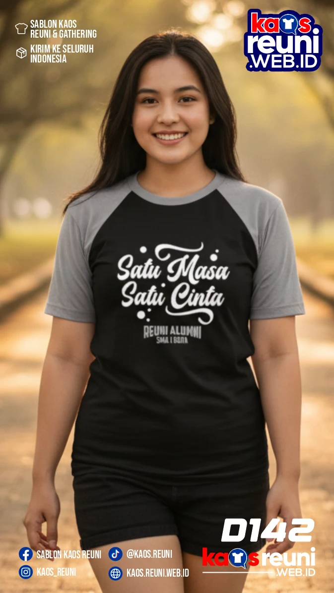 Desain Kaos Reuni Satu Masa Satu Cinta (3)