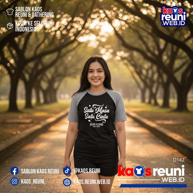 Desain Kaos Reuni Satu Masa Satu Cinta (4)