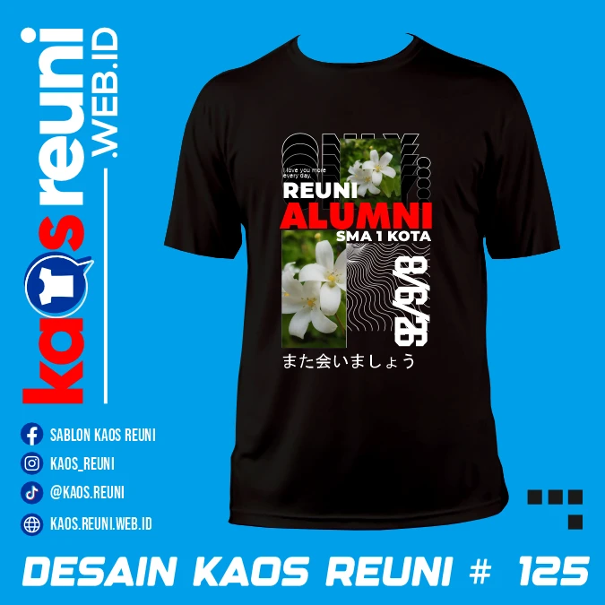 Desain Kaos Reuni StreetWear Black (1)