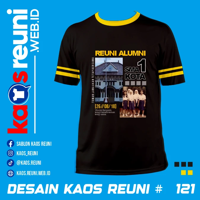Desain Kaos Reuni StreetWear Black Stripe (1)