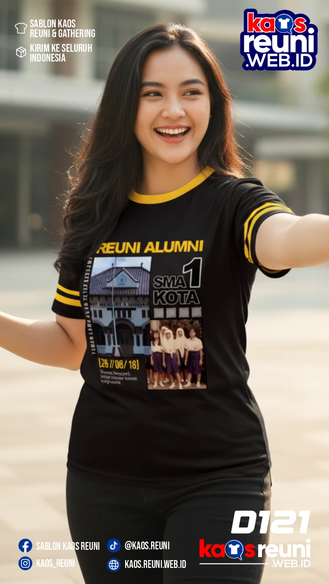 Desain Kaos Reuni StreetWear Black Stripe (3)