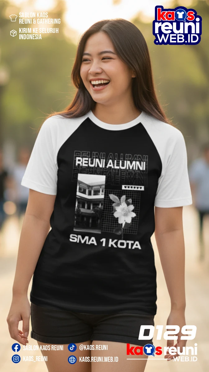 Desain Kaos Reuni StreetWear Black White (4)