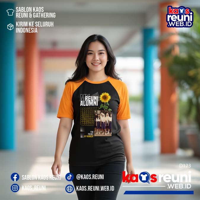 Desain Kaos Reuni StreetWear Orange (1)
