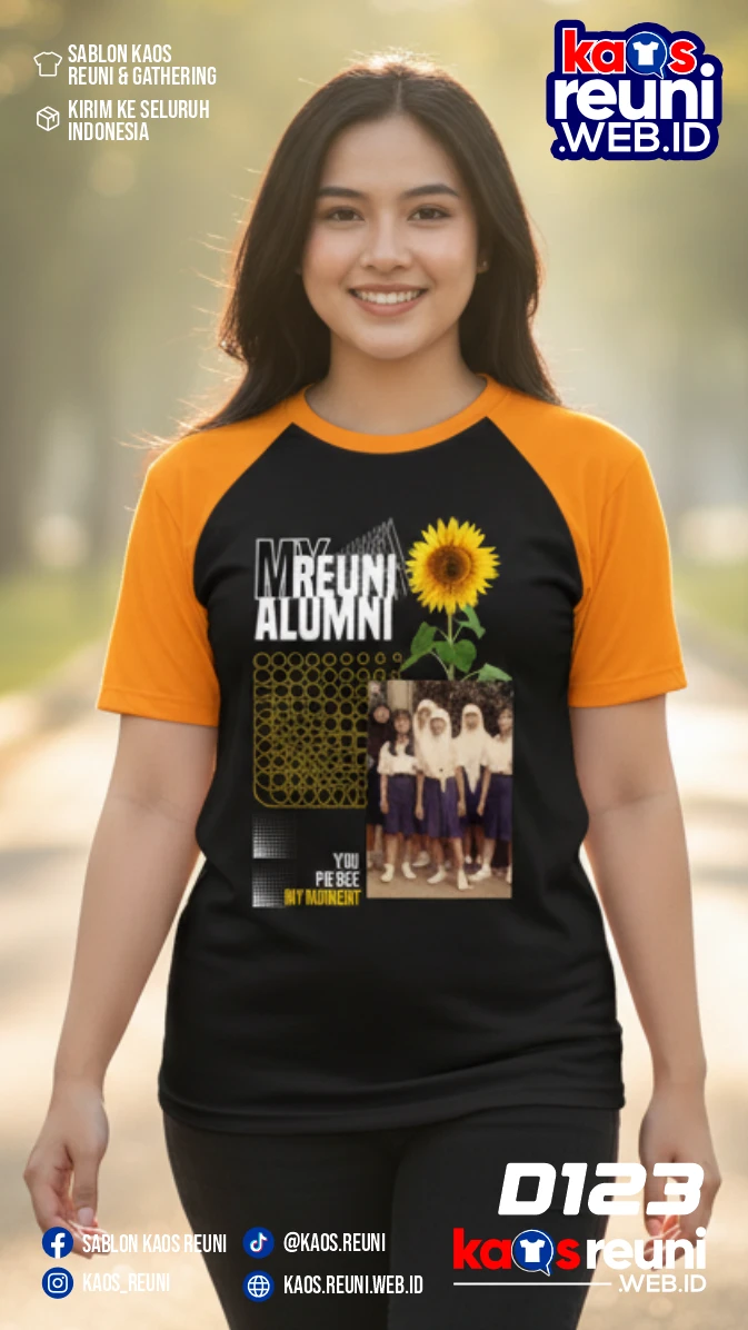Desain Kaos Reuni StreetWear Orange (2)