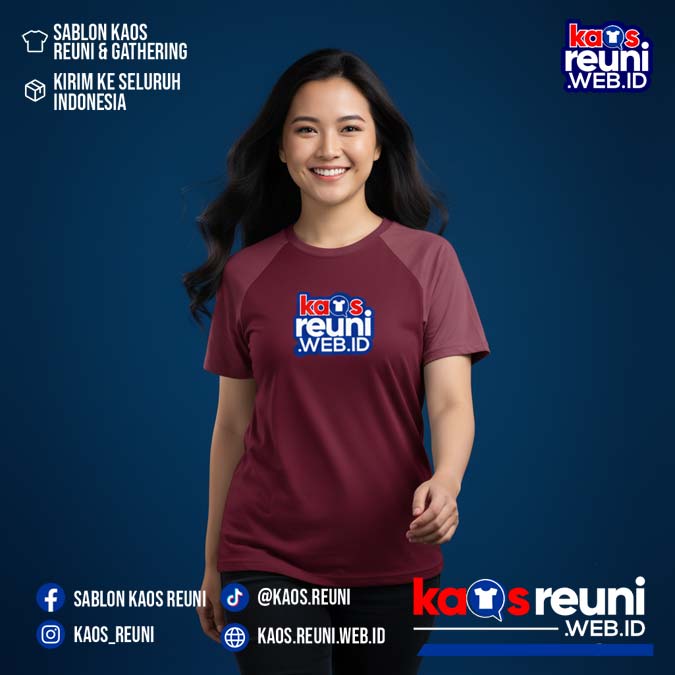 Kaos Reuni Burgundy   Plum (1)