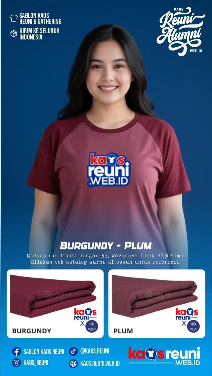 Kaos Reuni Burgundy Plum (4)