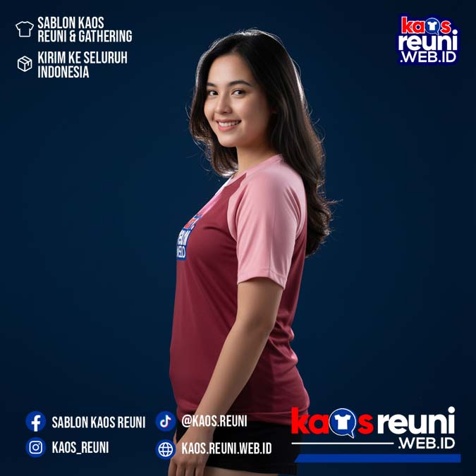 Maroon   Salem Warna Kain Kaos Reuni (1)