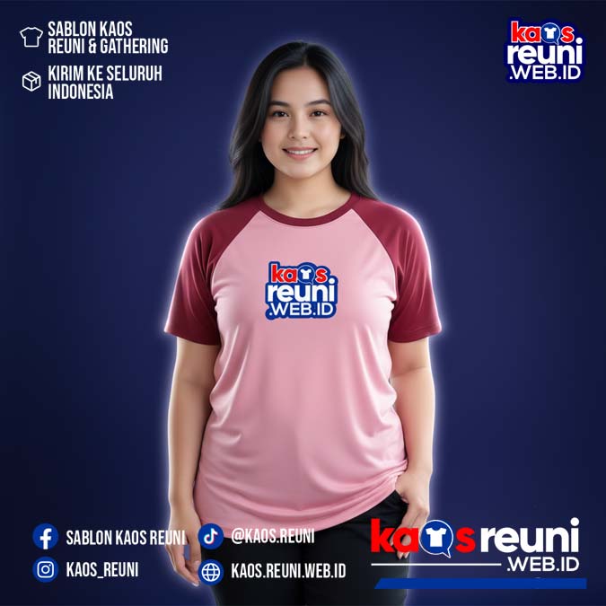 Maroon   Salem Warna Kain Kaos Reuni (12)