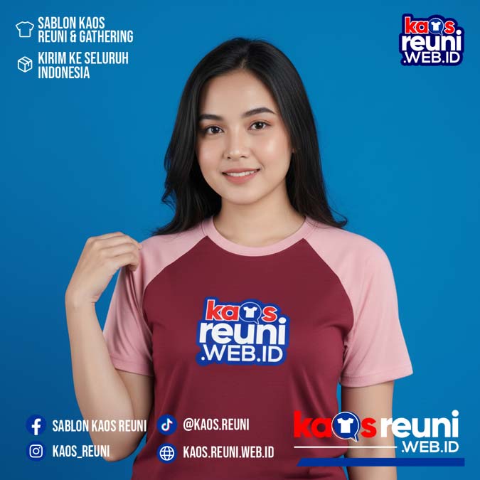 Maroon   Salem Warna Kain Kaos Reuni (4)
