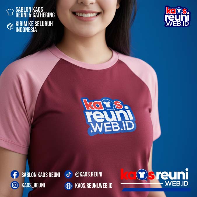 Maroon   Salem Warna Kain Kaos Reuni (4)