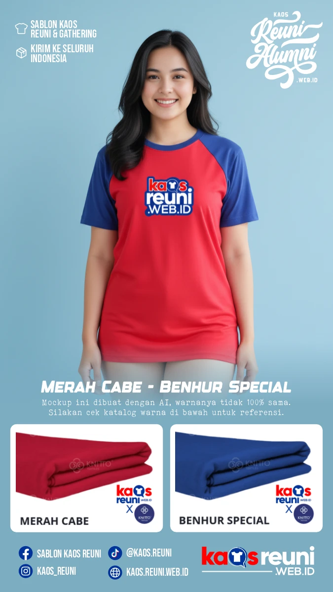 Merah Cabe Benhur Special Kaos Raglan Reuni Gathering (3)