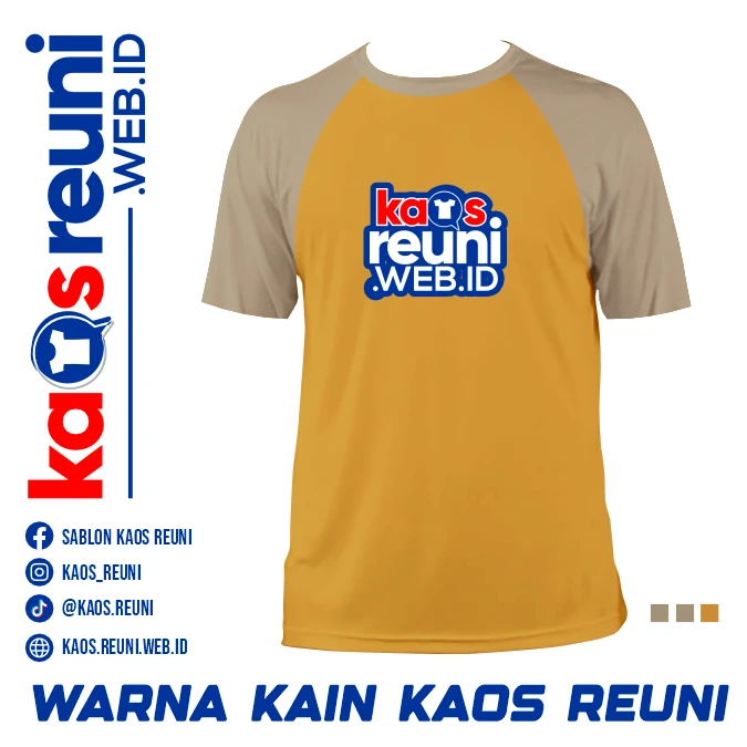 Mustard   Coklat Susu   Warna Kain Kaos Reuni Gathering (1)