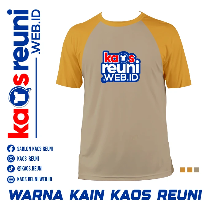Mustard   Coklat Susu   Warna Kain Kaos Reuni Gathering (5)