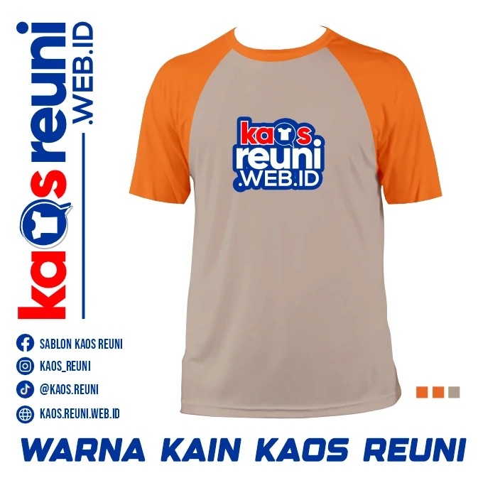 Orange   Light Brown   Warna Kain Kaos Reuni Gathering (1)