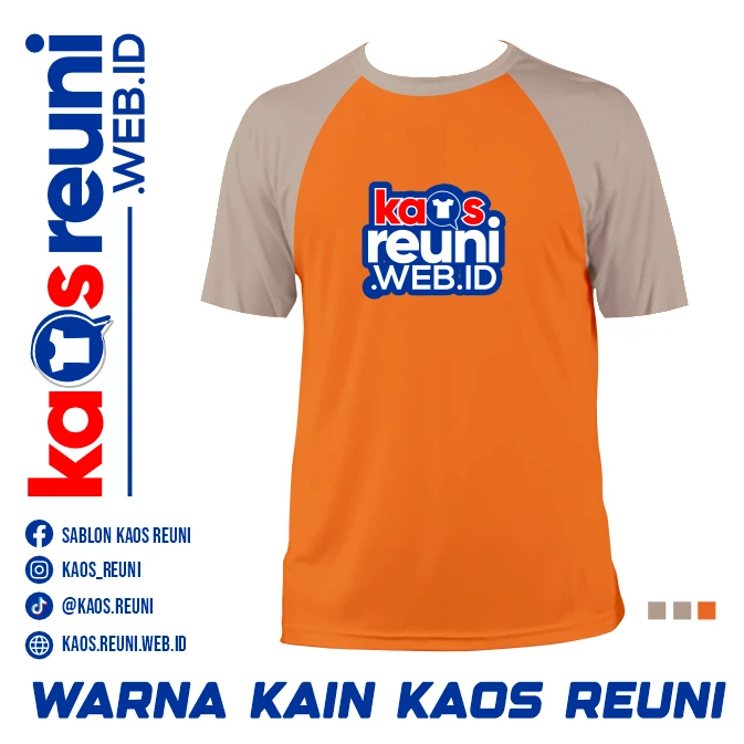 Orange   Light Brown   Warna Kain Kaos Reuni Gathering (5)