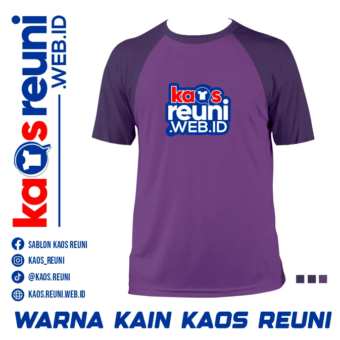 Royal Purple   Ungu Tua   Warna Kain Kaos Reuni Gathering (5)