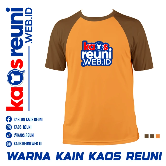 Toffee   Bright Orange   Warna Kain Kaos Reuni Gathering (5)