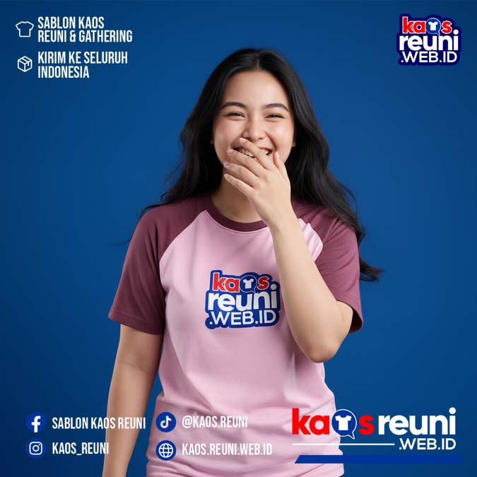 Vintage Violet   Pink   Warna Kain Kaos Reuni Gathering (10)