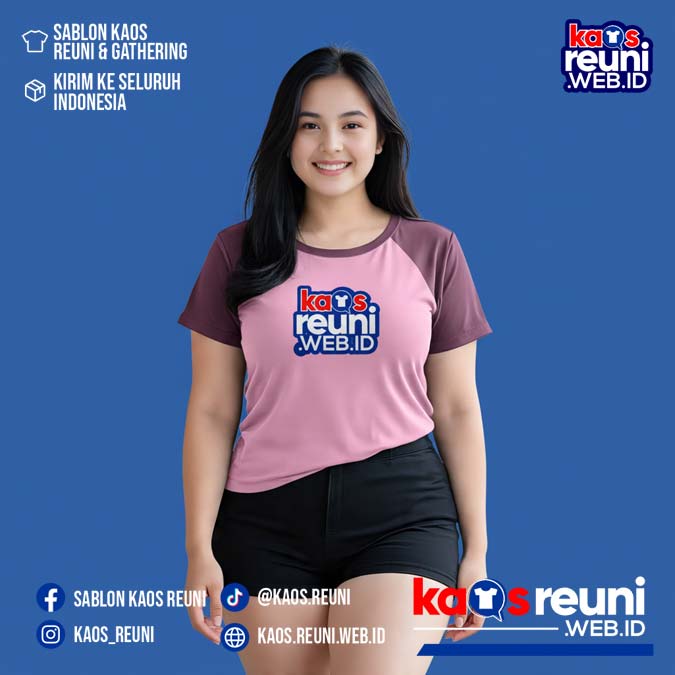 Vintage Violet   Pink   Warna Kain Kaos Reuni Gathering (11)