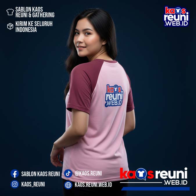 Vintage Violet   Pink   Warna Kain Kaos Reuni Gathering (12)
