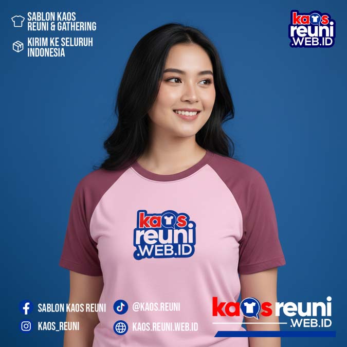 Vintage Violet   Pink   Warna Kain Kaos Reuni Gathering (14)