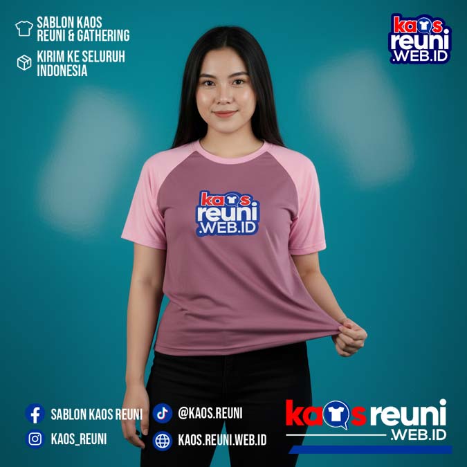 Vintage Violet   Pink   Warna Kain Kaos Reuni Gathering (20)