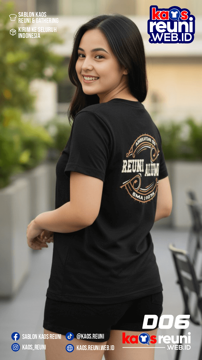 Desain Kaos Reuni Alumni Angkatan 90