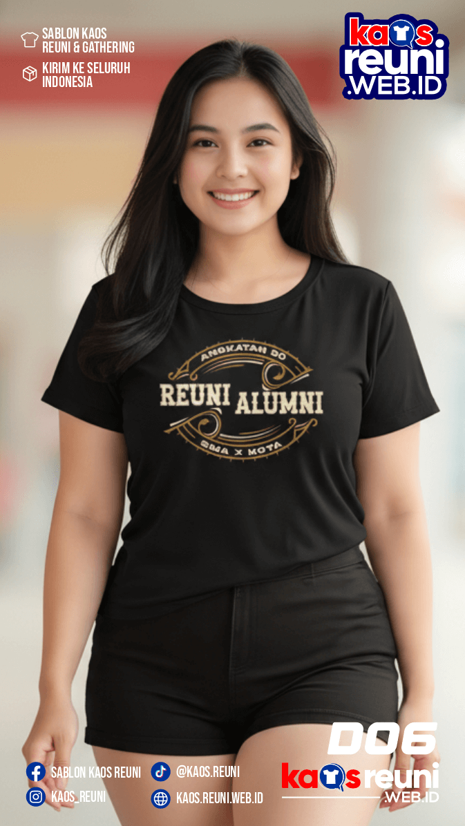 Desain Kaos Reuni Alumni Angkatan 90