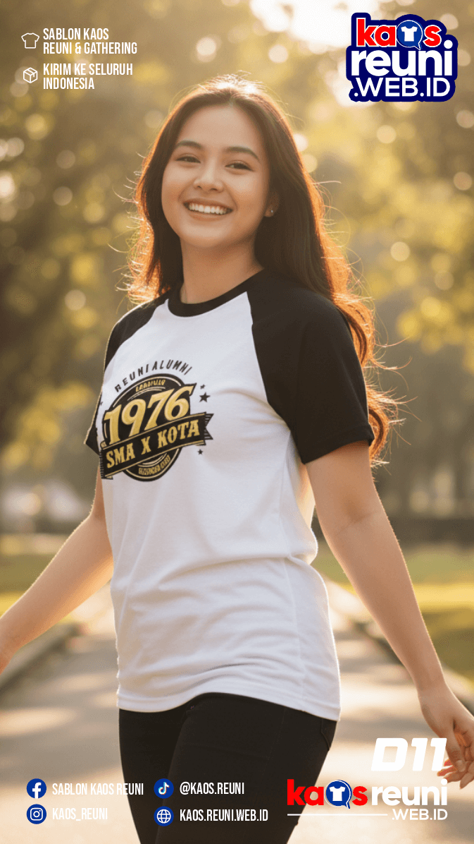 Desain Kaos Reuni Angkatan 1976