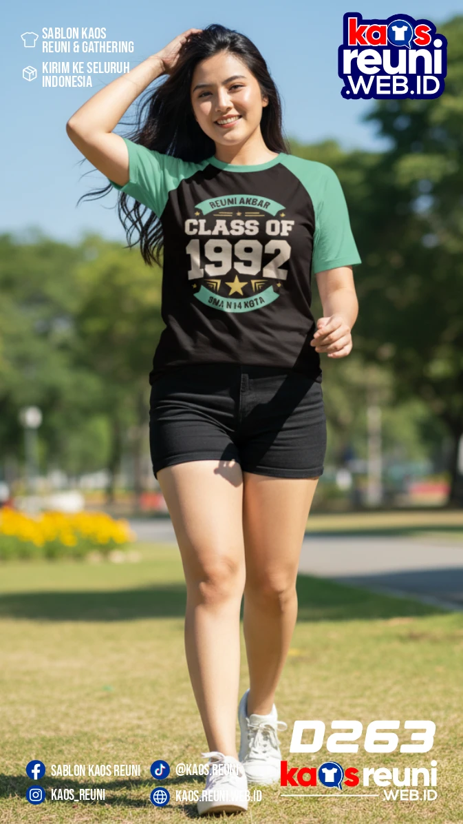 Codesign : 263 | Desain Kaos Reuni 1992 Hijau Mint