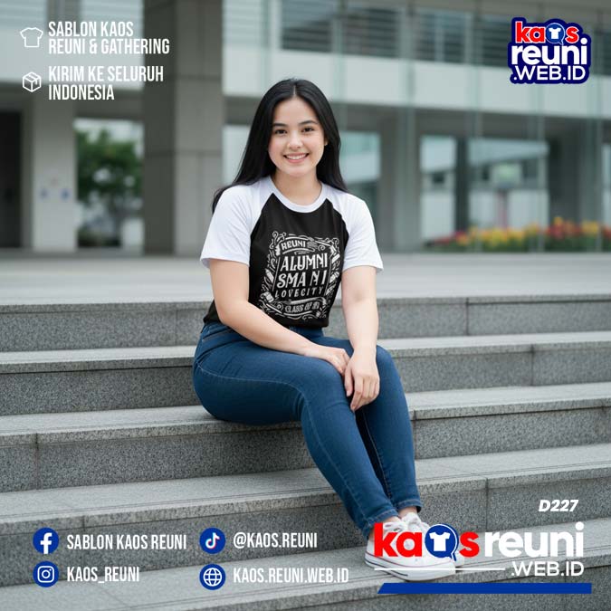 Desain Kaos Reuni 95 Hitam Putih (12)